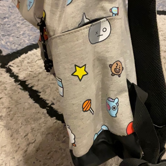 BT21 Grey Pattern Backpack - Picture 8 of 8
